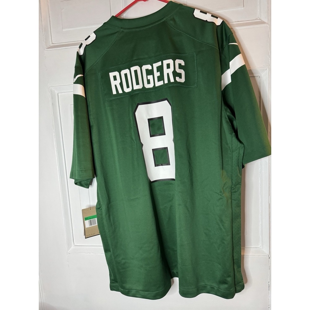 Nike NFL New York Jets Aaron Rodgers On Field Jersey Men's XL NWT - Picture 7 of 10